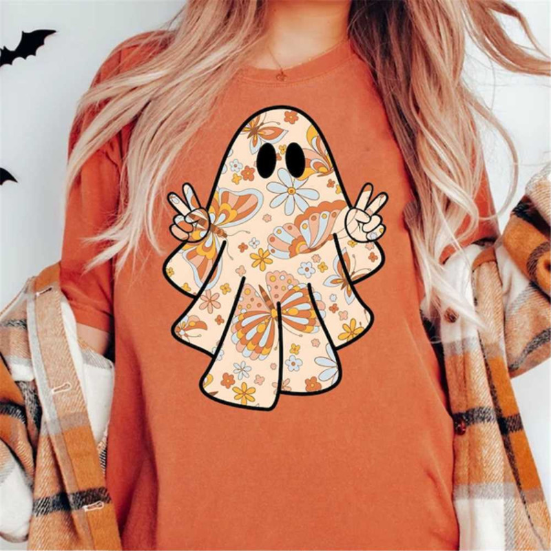 MR2710202385247halloweenghostgroovyspookyseasoncutevintagefloralghostimage1jpg