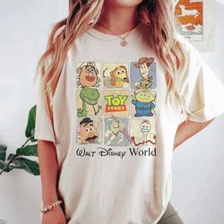 disney toy story comfort colors shirt, vintage toy story characters shirt, disney friends shirt, disney world shirt, dis