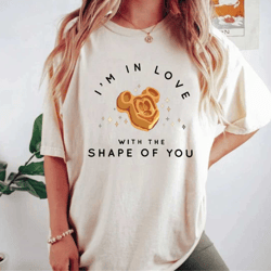 mickey waffle i'm in love with the shape of you shirt, disney family trip shirt, disney vacation shirt, disneyworld shir