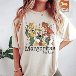disney margaritas for favor comfort colors shirt, the three caballeros shirt, disney epcot shirt, disney trip shirt, dis