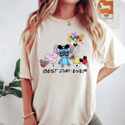 disney stitch best day ever comfort colors shirt, stitch snack shirt, magic kingdom shirt, disney trip shirt, disney vac