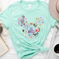 disney best day ever comfort colors shirt, colorful vacay shirt, mickey ears shirt, disneyworld shirt, disney family shi
