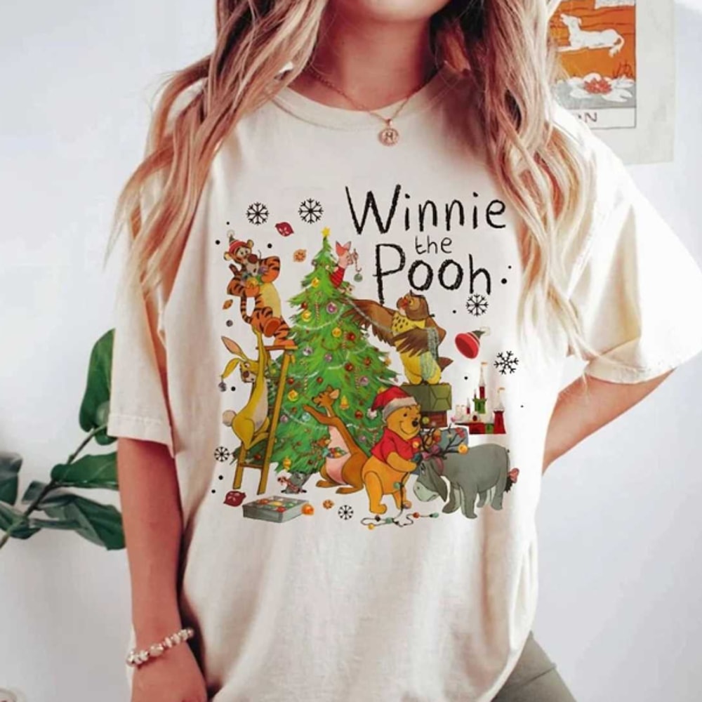 MR2542023235019winniethepoohchristmascomfortcolorsshirtthepoohandimage1jpg