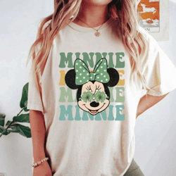 mickey minnie st patricks day comfort colors shirt, disney st patricks shirt, disney shamrock shirt, retro disney lucky