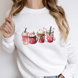 womens valentines day sweatshirt, valentine coffee sweatshirt, womens valentines day sweater, valentines day shirt, vale