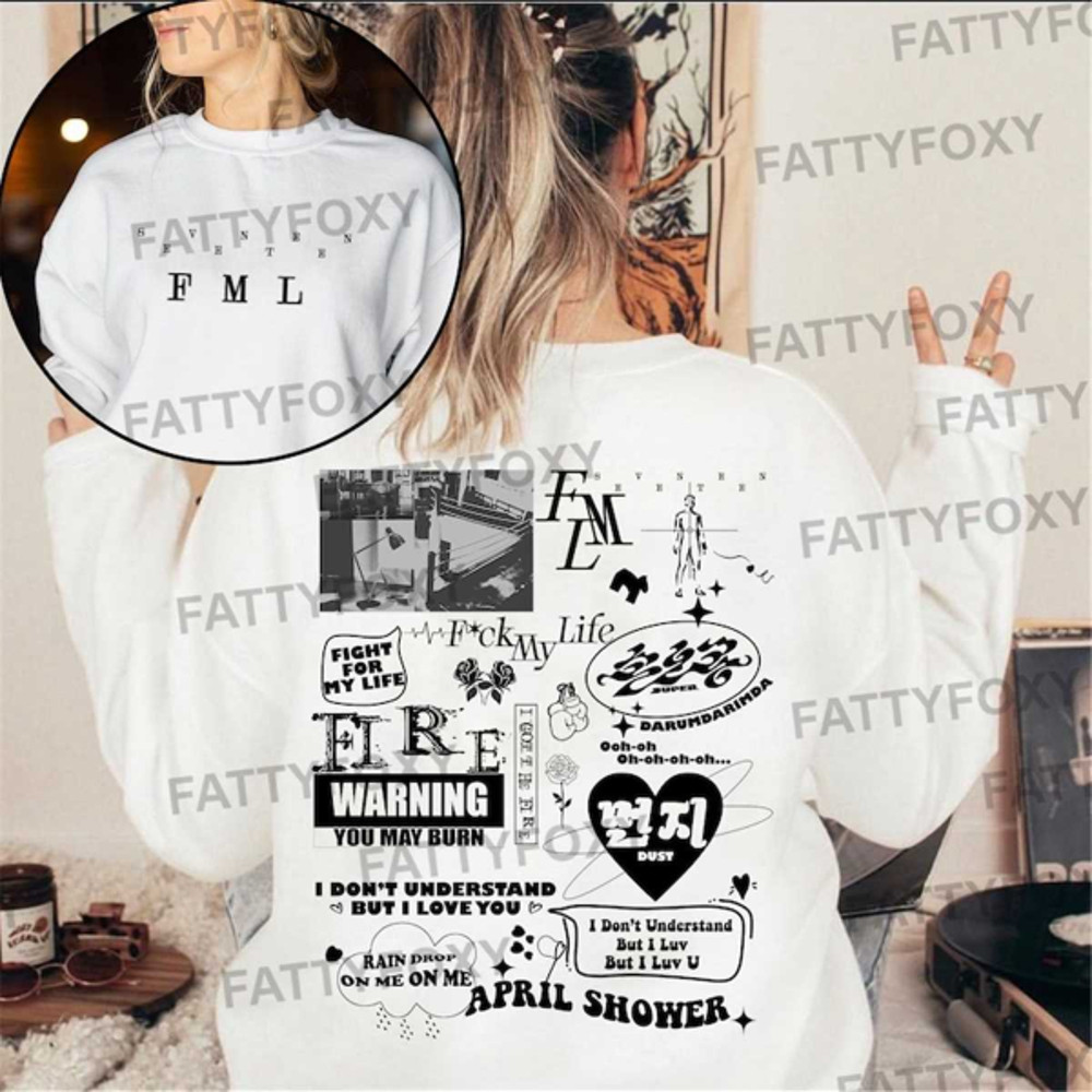 MR284202316207fmlalbumseventeentracklistsweatshirtseventeen10thminiimage1jpg