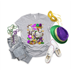 mardi gras chicken,chicken tshirt,mardi gras crewneck,2023 mardi gras carnival shirt,mardi gras gifts,trendy fat tuesday
