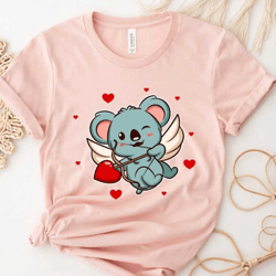 koala cupid lover tshirt,cute koala gift for valentines,valentines day sweatshirt,funny valentines shirt,wedding anniver