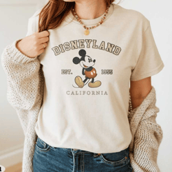 vintage disneyland est 1955 shirt, retro mickey mouse comfort colors shirt, minnie mouse shirt, disney family trip, disn