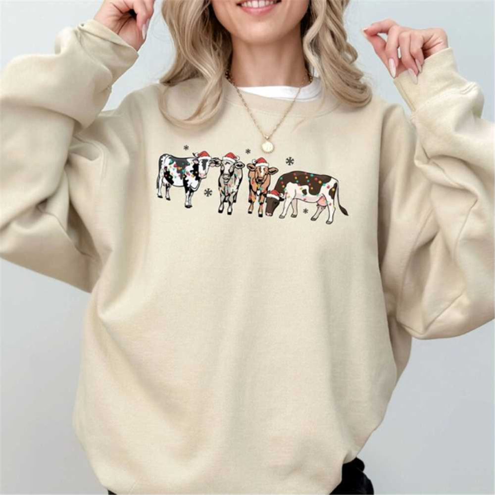 MR2310202392520christmascowssweatshirtcowlightssweatshirtfunnyimage1jpg