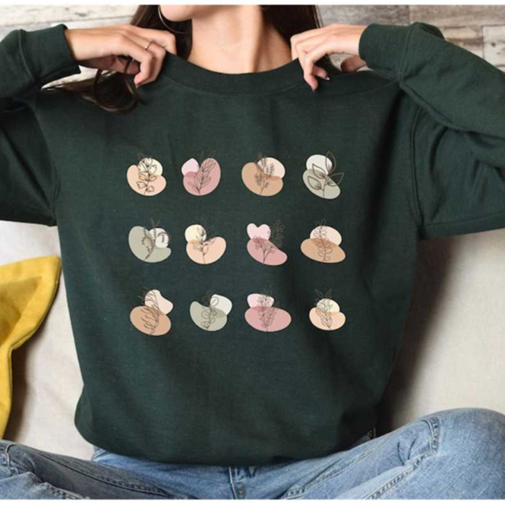 MR2310202394840aestheticplantsweatshirtwomenbohoshirtabstractlineimage1jpg