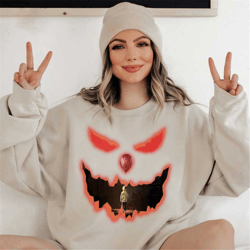 halloween sweatshirt, horror movie sweatshirt, halloween scary sweatshirt, halloween crewneck, spooky season, halloween