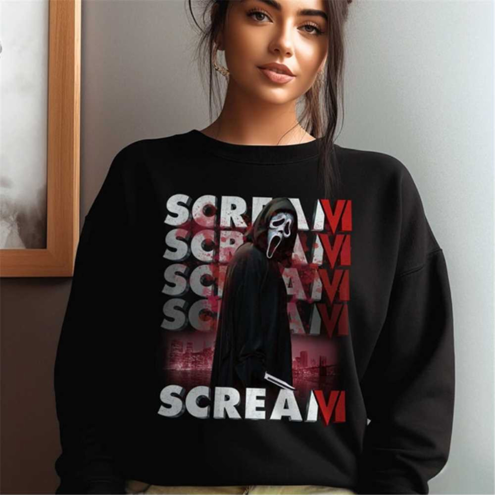 MR2310202311145halloweenhorrormoviecharactersweatshirtscreamvintageimage1jpg