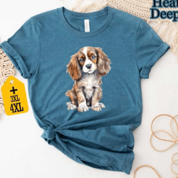 cavalier king charles spaniel shirt, cute dog shirt, dog lover shirt gift for dog lover, dog owner shirt, animal shirt,