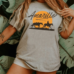 amarillo by morning t-shirt, country music shirt, southern tee, music festival top, rodeo gift, western tee, country son