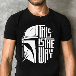 this is the way shirt, mandalorian shirt, unisex size