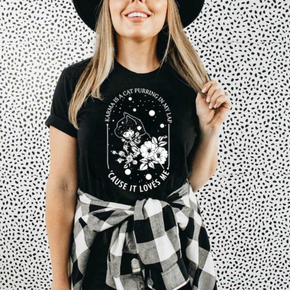 MR23102023145759karmaisacatpurringinmylapshirtcatmomshirtkarmablackjpg