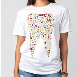 dentist tooth shirt, dental student gift, dental hygienist shirt, dentist gift, dental assistant tee, dental shirt for w
