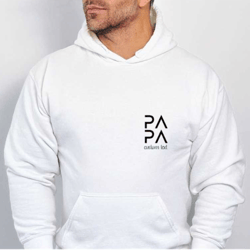 personalised papa sweatshirt, dad t-shirt, father's day gift, custom name papa hoodie, pregnancy announcement, new dad g