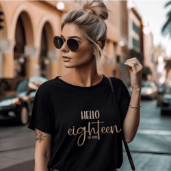 personalized birthday shirt, 30th birthday tee, 18th birthday hoodie, 50th birthday t-shirt, estimated year birthday gif