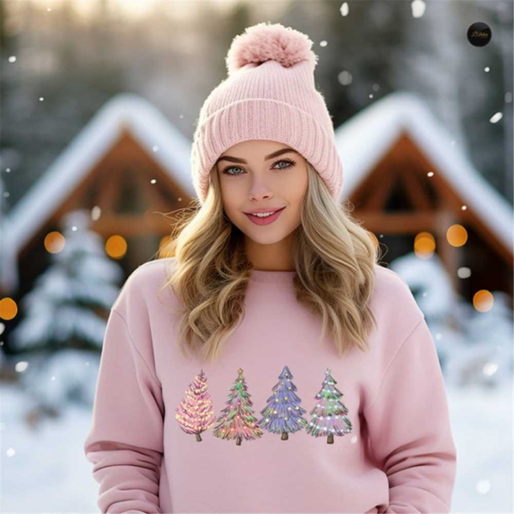 MR2310202316419rainbowchristmastreesweatshirtchristmashoodiechristmasimage1jpg