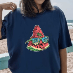 watermelon beach t-shirt, funny watermelon shirt, summer watermelon hoodie, funny watermelon sweatshirt, cool vacay t-sh