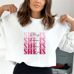 she is sweatshirt, women empowerment hoodie, christian apparel, religious sweatshirt, faith sweatshirt, bible verse shir