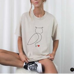 minimalist owl sweatshirt, cute owl hoodie, owl lover shirt, night owl t-shirt, animal lover shirt, hoodies for women, g