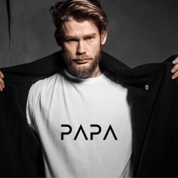 personalised papa sweatshirt, dad t-shirt, father's day gift, custom name papa hoodie, pregnancy announcement, new dad g