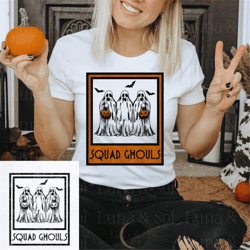 halloween png,squad ghouls png,ghost png,halloween sublimation design,university png,halloween screen print design,hallo