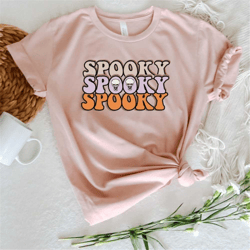 spooky skeleton shirt,fall shirt, spooky season halloween shirt, halloween t-shirt, halloween vibes, halloween gift tee