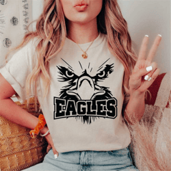 eagles mascot shirt, eagles team shirt, eagles school pride tee, eagles t-shirt, school spirit team shirt, school mascot