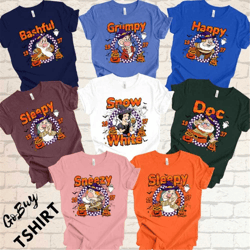 disney snow white and the seven dwarfs,halloween family group matching tee,this is my costume halloween shirt,disneyland