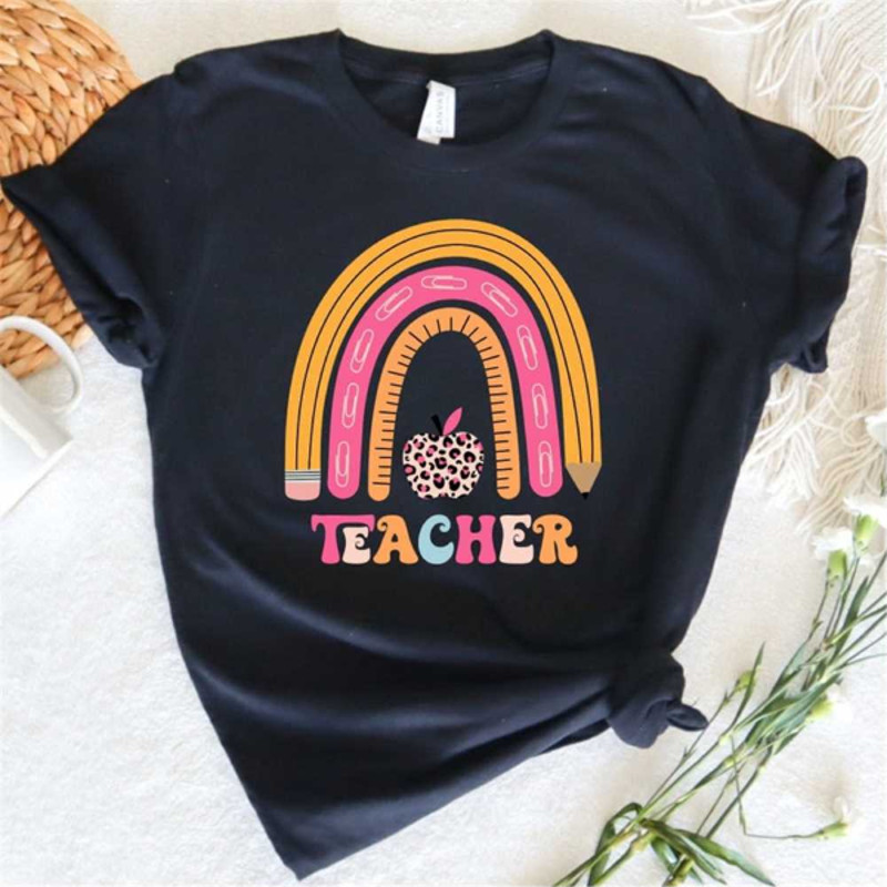 MR25102023105952teacherrainbowshirtleopardappleshirtbacktoschoolimage1jpg