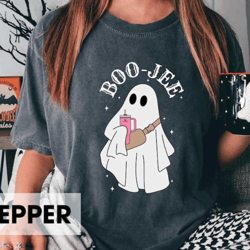 halloween ghost comfort colors shirt , funny ghost boo jee shirt , halloween ghost crewneck , halloween spooky shirt , h