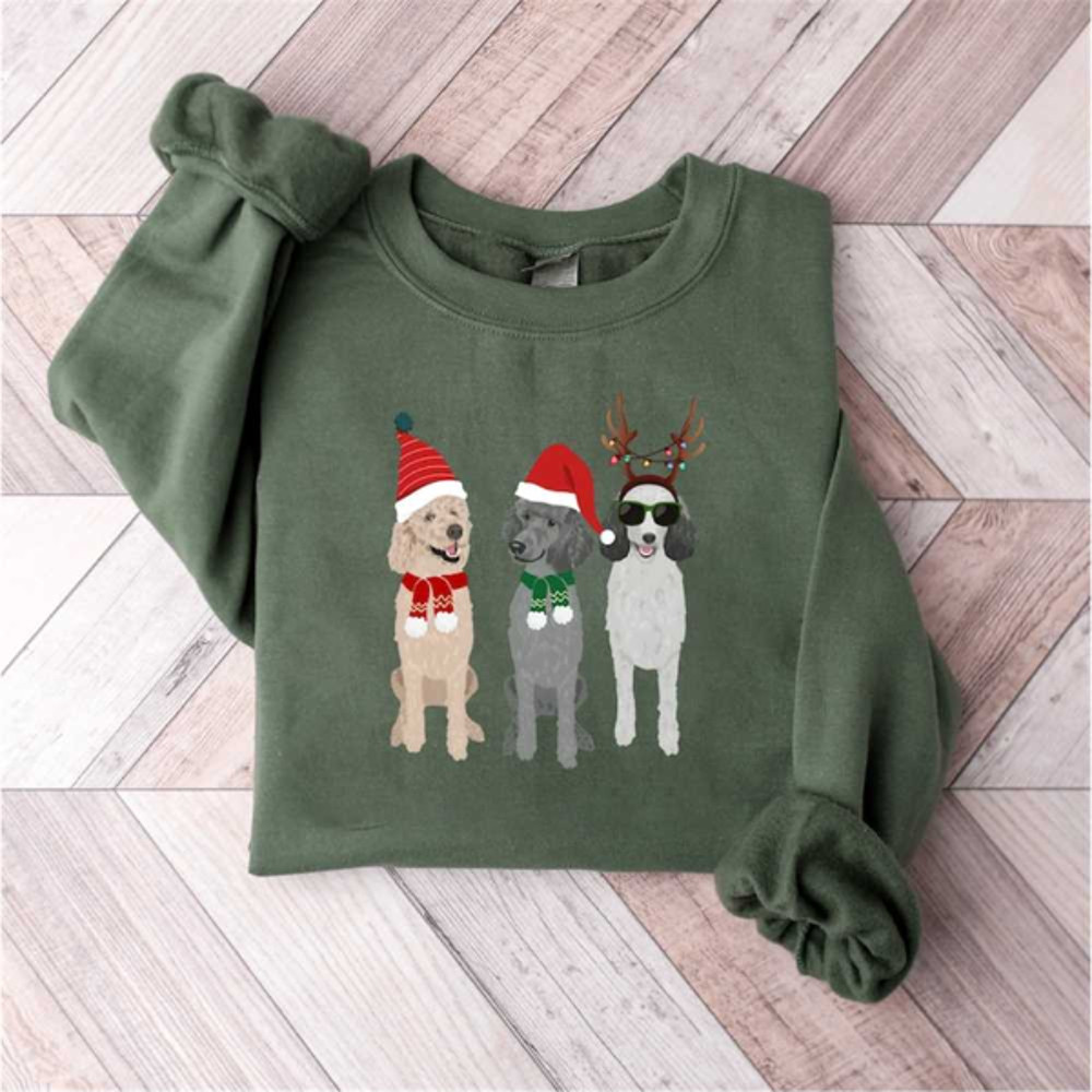 MR2510202316952christmaspoodlesweaterpoodlechristmasshirtdogloverimage1jpg