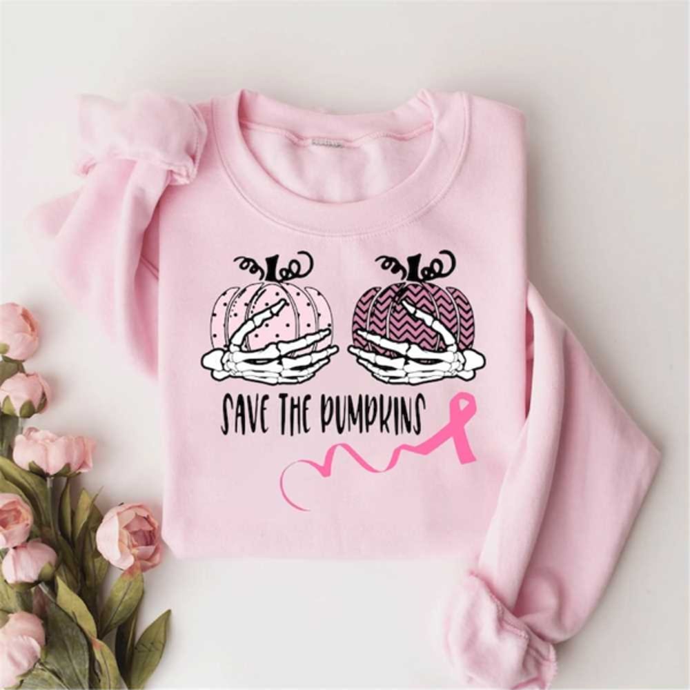 MR25102023161919savethepumpkinsshirtsavethepumpkinpinkribbonbreastimage1jpg