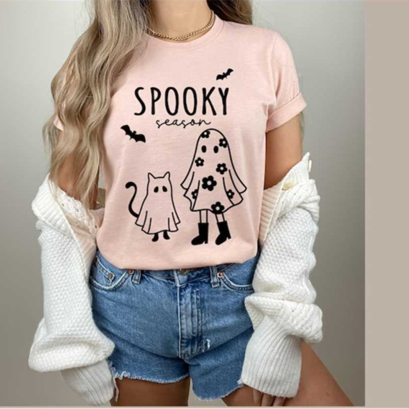 MR2510202317423spookyseasontshirtvintagecuteghostspookyshirtretroimage1jpg