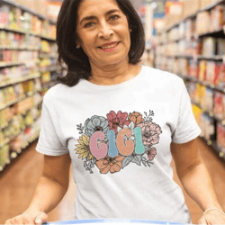 retro gigi grandma shirt, grandma gift, grandma t-shirt, gift for grandma, mother's day gift, grandma mother's day, gift