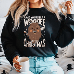 christmas sweatshirt, christmas galaxy war sweater, merry christmas shirt, have yourself a little christmas sweatshirt,