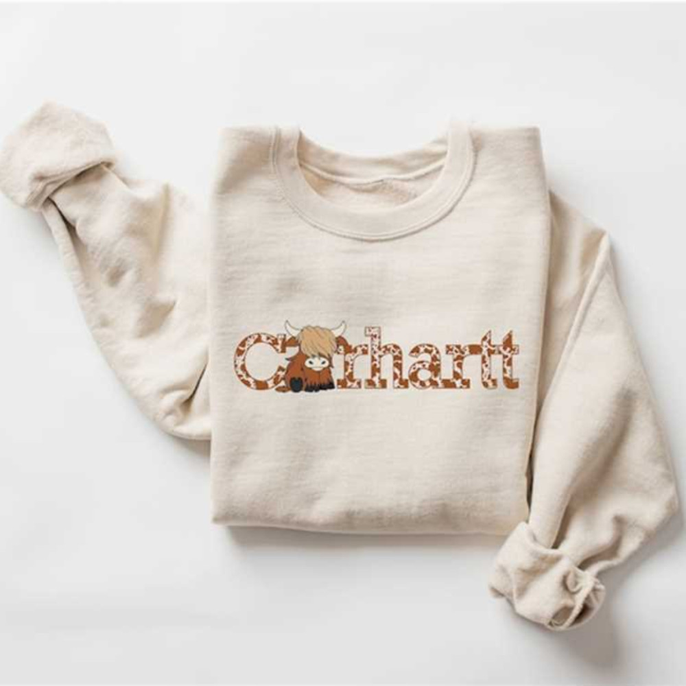 MR2610202315453highlandcowsweatshirthighlandcowcrewneckwesternimage1jpg