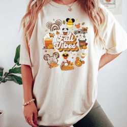 disney fall vibes shirt, disneyland fall shirt, fall season disney trip shirts, fall mickey shirt, fall disney shirt, fa
