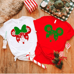 disney christmas shirt, mickey and minnie christmas t-shirt, mickey christmas shirt, disneyland christmas sweatshirt, ch