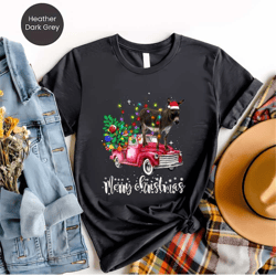 donkey riding red truck xmas merry christmas tshirt,donkey christmas sweatshirt,donkey christmas t shirts,donkey merry c