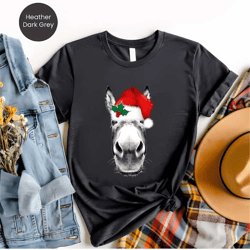 donkey santa christmas t shirts, donkey christmas sweatshirt,donkey christmas t shirts,donkey merry christmas t shirt