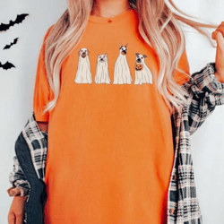 halloween dog sweatshirt, ghost dog shirt, halloween sweatshirt for dog moms, halloween sweater, retro halloween shirt,