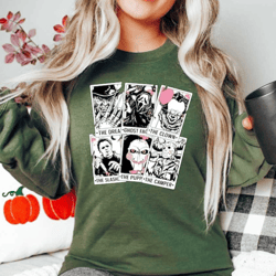 halloween horror movies sweatshirt, scary halloween shirt, scream shirt, ghost face sweatshirt, spooky season, halloween