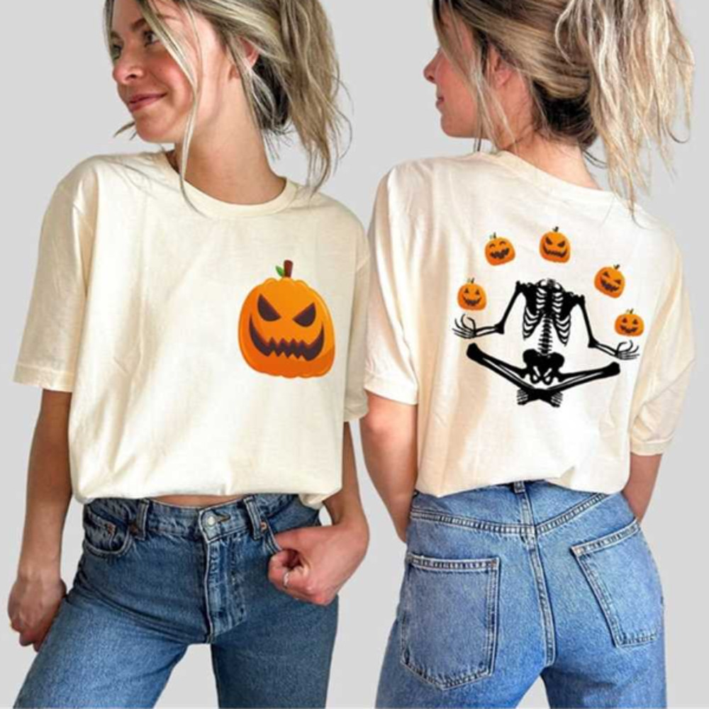 MR26102023171314skullpumpkinshirtskeletonyogateepumpkinskeletonimage1jpg