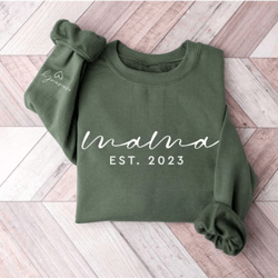 personalized mom sweater with kids names - custom mama sweatshirt - personalized mom sweater - birthday gift for mom - n