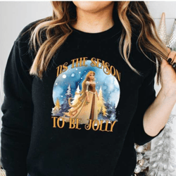 tis the season to be jolly sweater - rapunzel sweatshirt - christmas gift - rapunzel xmas hoodie - christmas princess sw